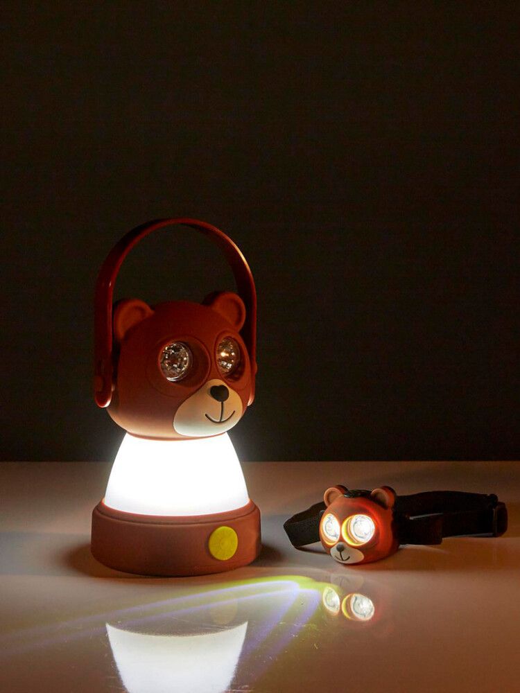 Lasten lyhty ja otsavalo Luxform Karhu