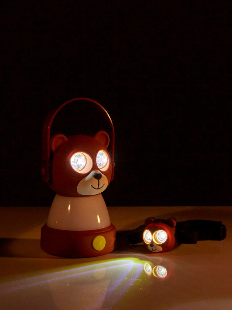 Lasten lyhty ja otsavalo Luxform Karhu