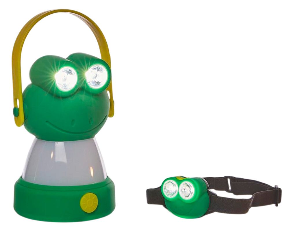 Lasten lyhty ja otsavalo Luxform Sammakko