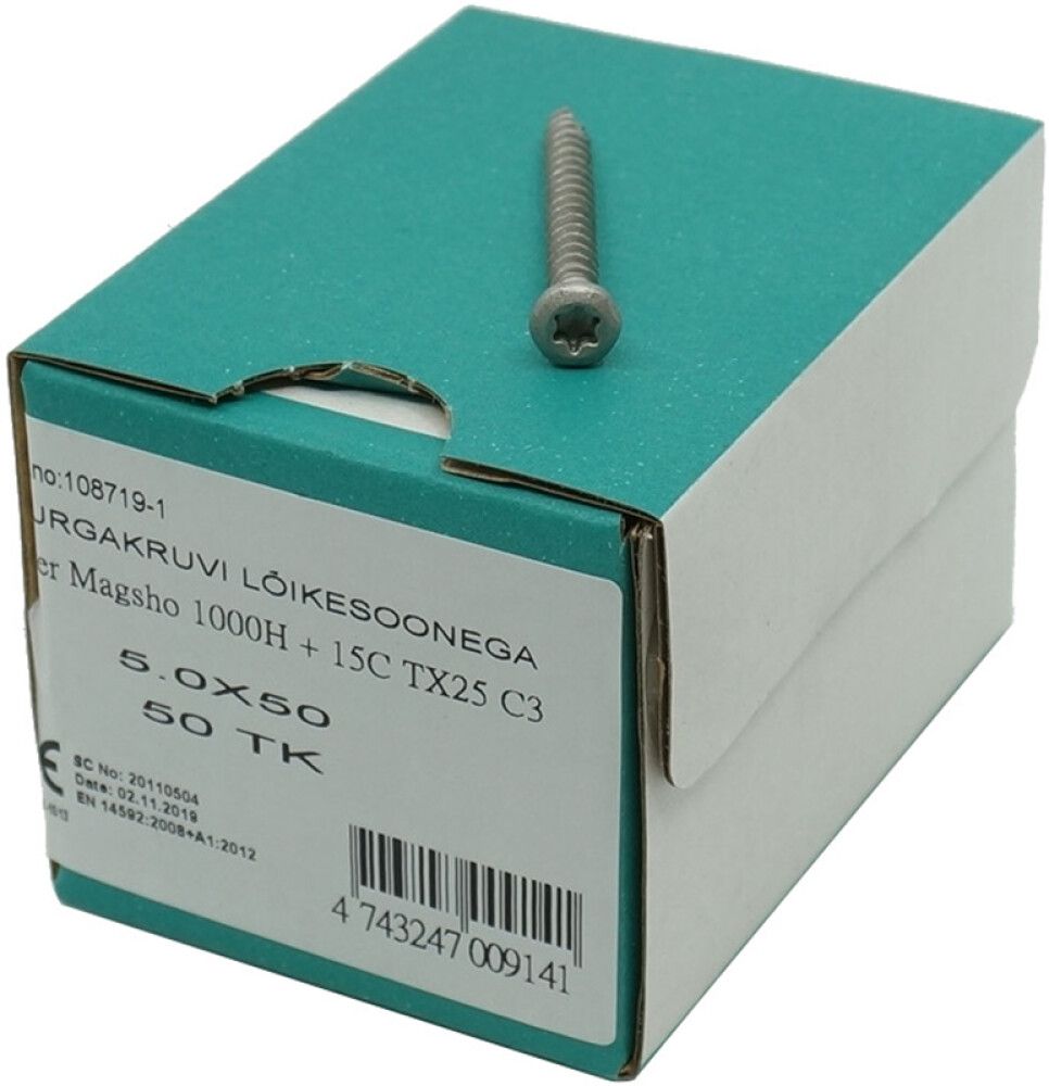 Ränniruuvi JanLa 4,8 x 38 ZN