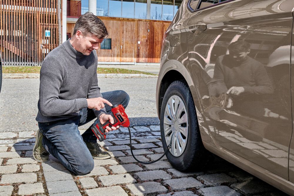 Renkaanvaihtosetti Einhell PXC + 4,0 Ah akku