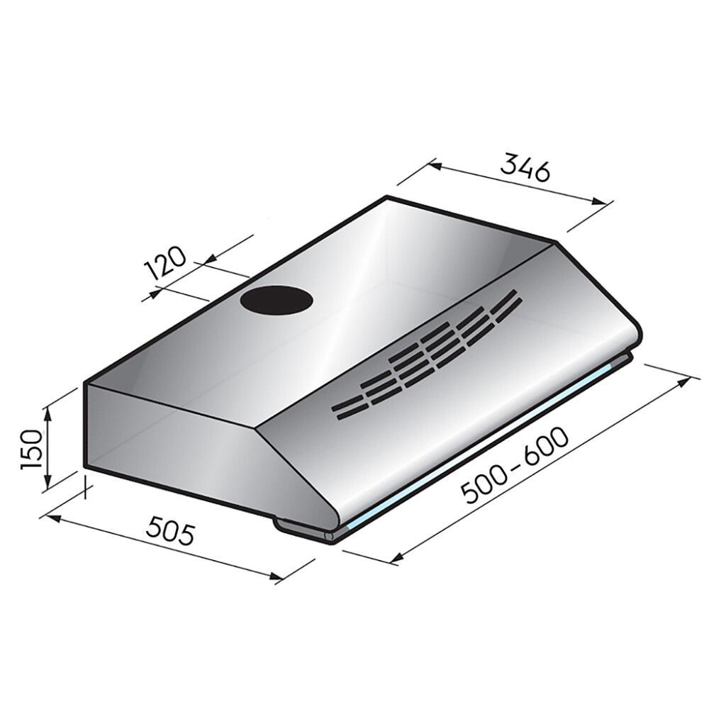 Liesituuletin Savo F-12 valkoinen 60 cm