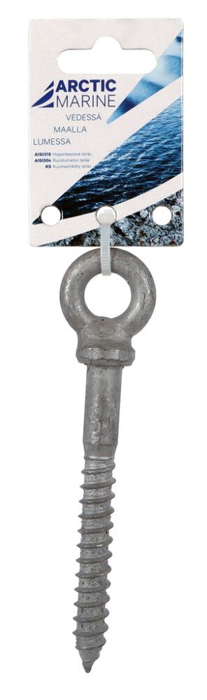 Silmukkaruuvi puukierre Arctic Marine 8 x 60 mm