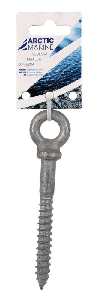 Silmukkaruuvi puukierre Arctic Marine 12 x 100 mm