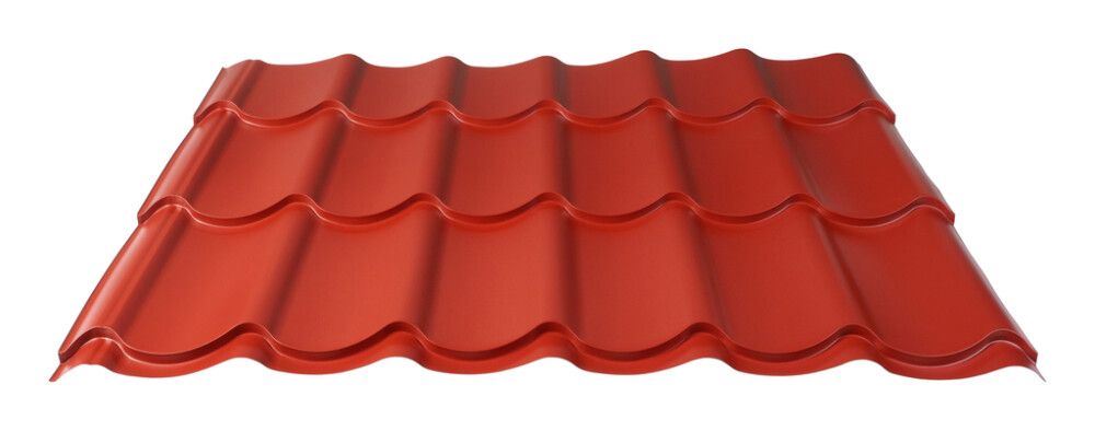 Kattopelti JanLa JL tiilikuvio 1100 x 830 mm RR29 punainen