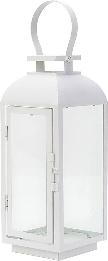 Lyhty Fiia valkoinen 31,5 x 12 x 12 cm