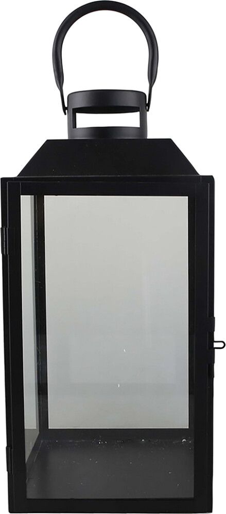 Lyhty Freya musta L 40 x 19 x 20 cm