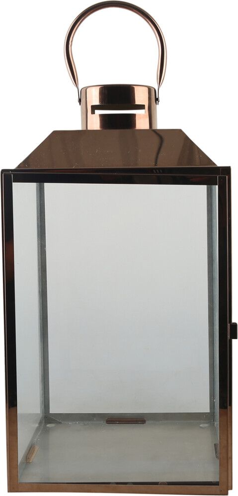 Lyhty Gemma 22 x 22 x 42 cm ruusukulta