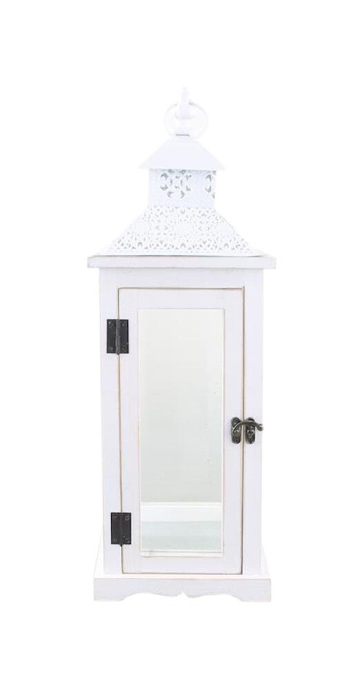 Lyhty Gabriella 18 x 18 x 51 cm valkoinen