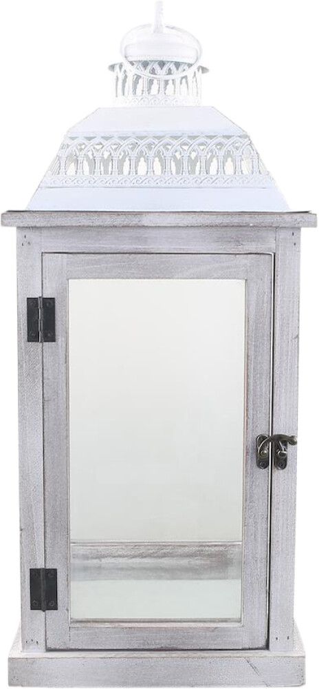 Lyhty Gwen 23 x 23 x 55 cm valkoinen