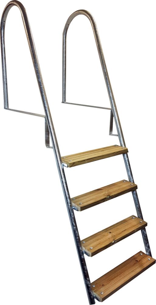 Kiinteä uimatikas 4 askelmaa