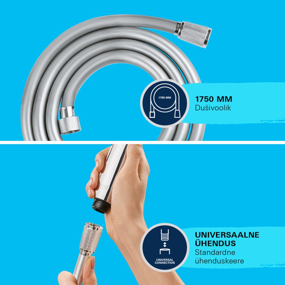 Suihkuletku Grohe Vitalio Flex 1750 mm