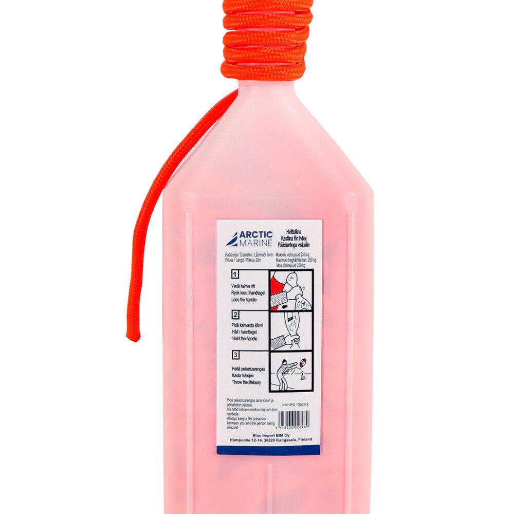 Heittoliina Arctic Marine oranssi 8 mm x 30 m