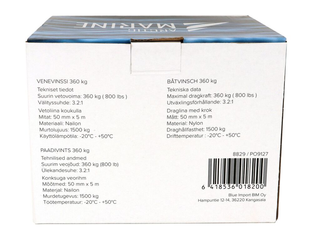 Venevinssi Arctic Marine 360 kg 5 m