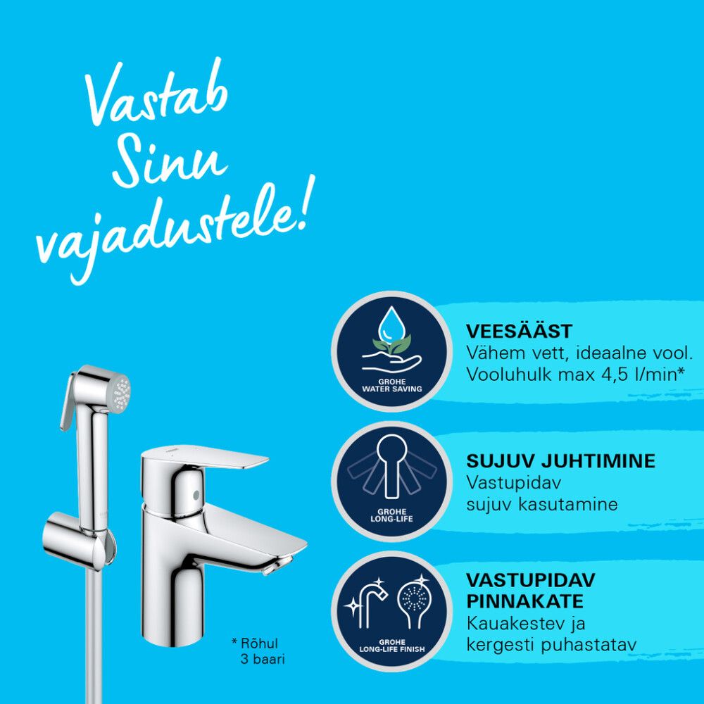 Pesuallashana Grohe Start Edge bideellä