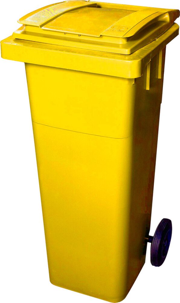 Jäteastia L&T Jäkki 140 l keltainen