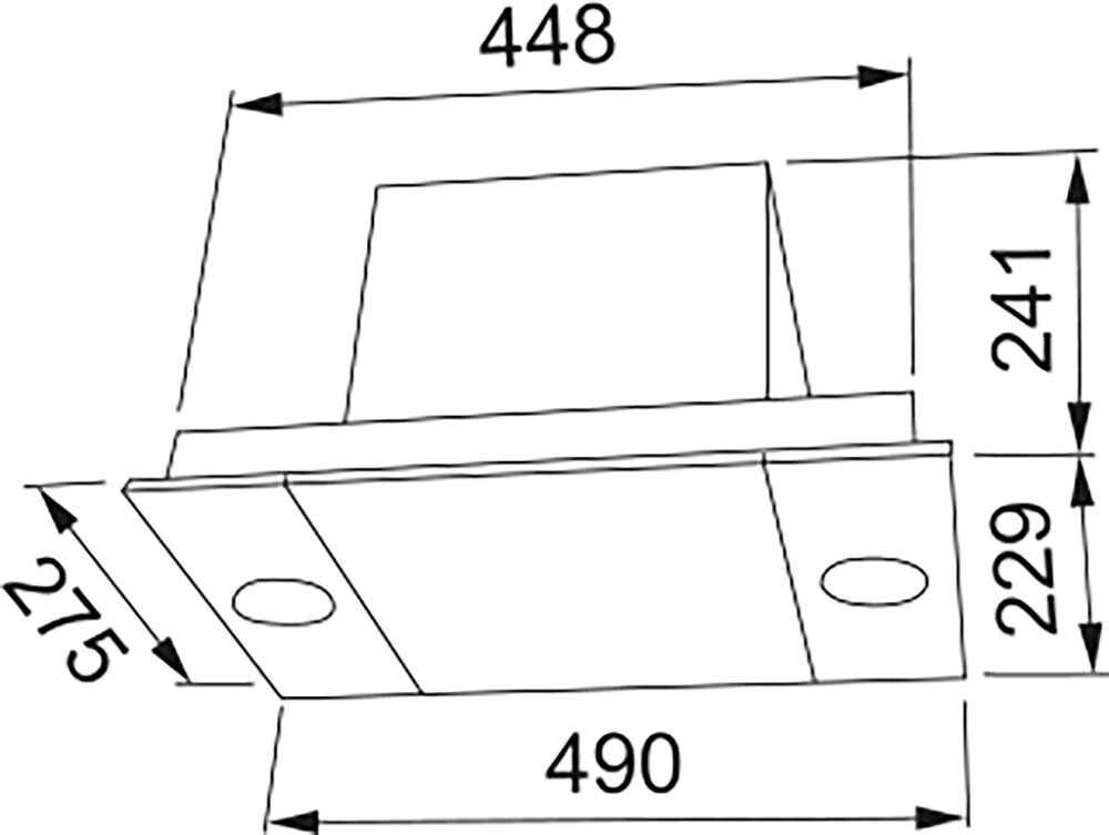 Liesituuletin Franke 622-16 RST 66 cm