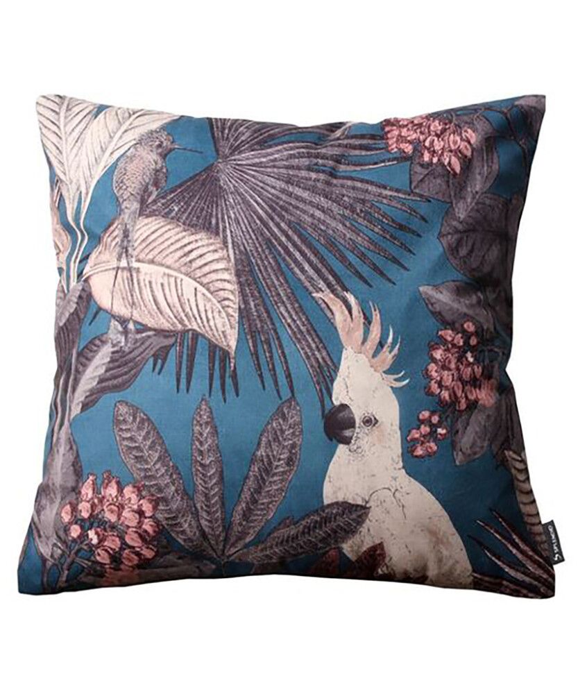 Koristetyyny Parrot teal 45 x 45 cm