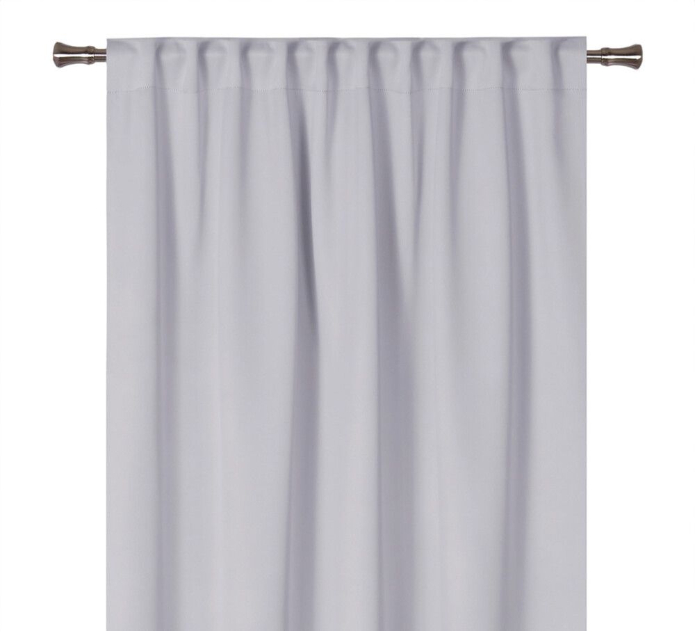 Verho Eclipse harmaa 140 x 260 cm Vaaleanharmaa