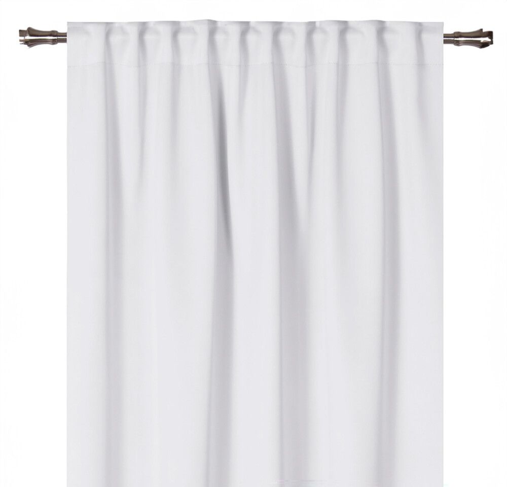 Verho Eclipse harmaa 140 x 260 cm Valkoinen