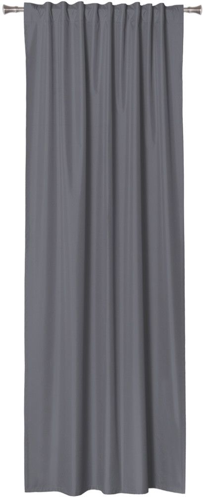 Verho Nuitt tummanharmaa 140 x 260 cm
