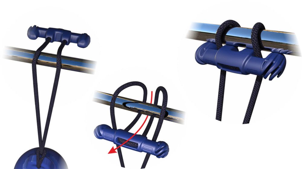 Fender Snubber pari 13,8 cm, useita värivaihtoehtoja Valkoinen