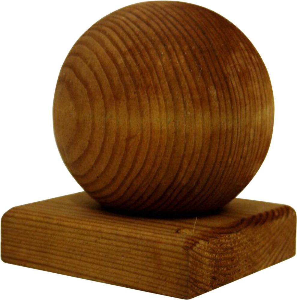 Tolpanhattu pallo 70 mm tolpalle ruskea