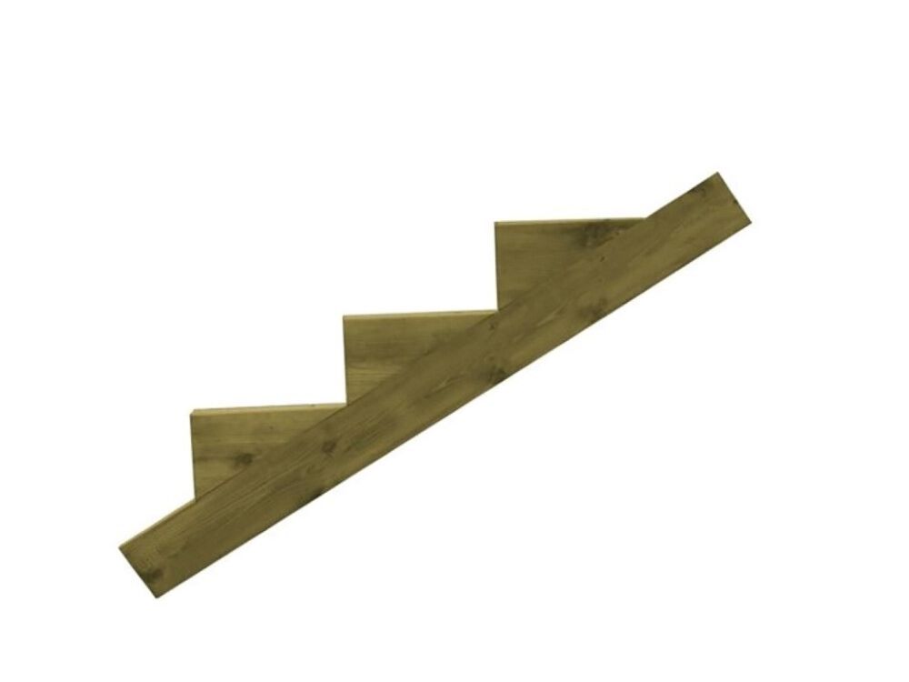 Porrasrunko Tammisto 3-askelmaa Vihreä