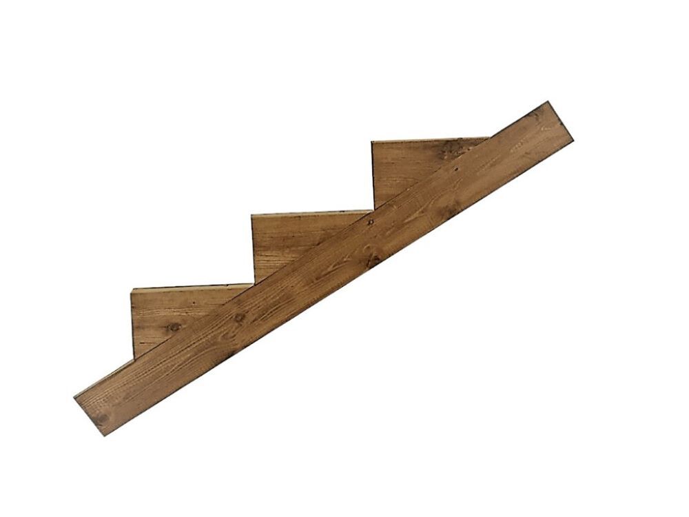 Porrasrunko Tammisto 3-askelmaa Ruskea