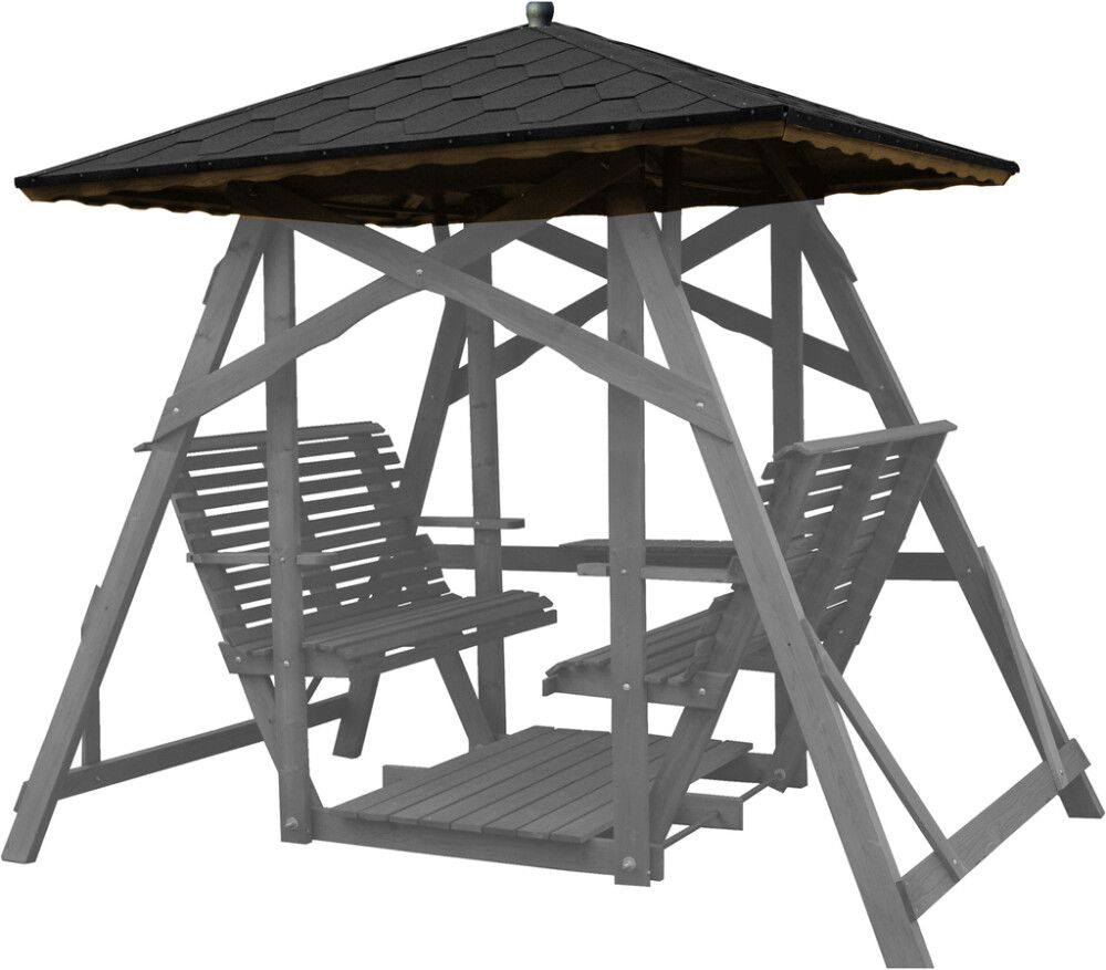 Keinun aumakatto 236 x 200 cm ruskea