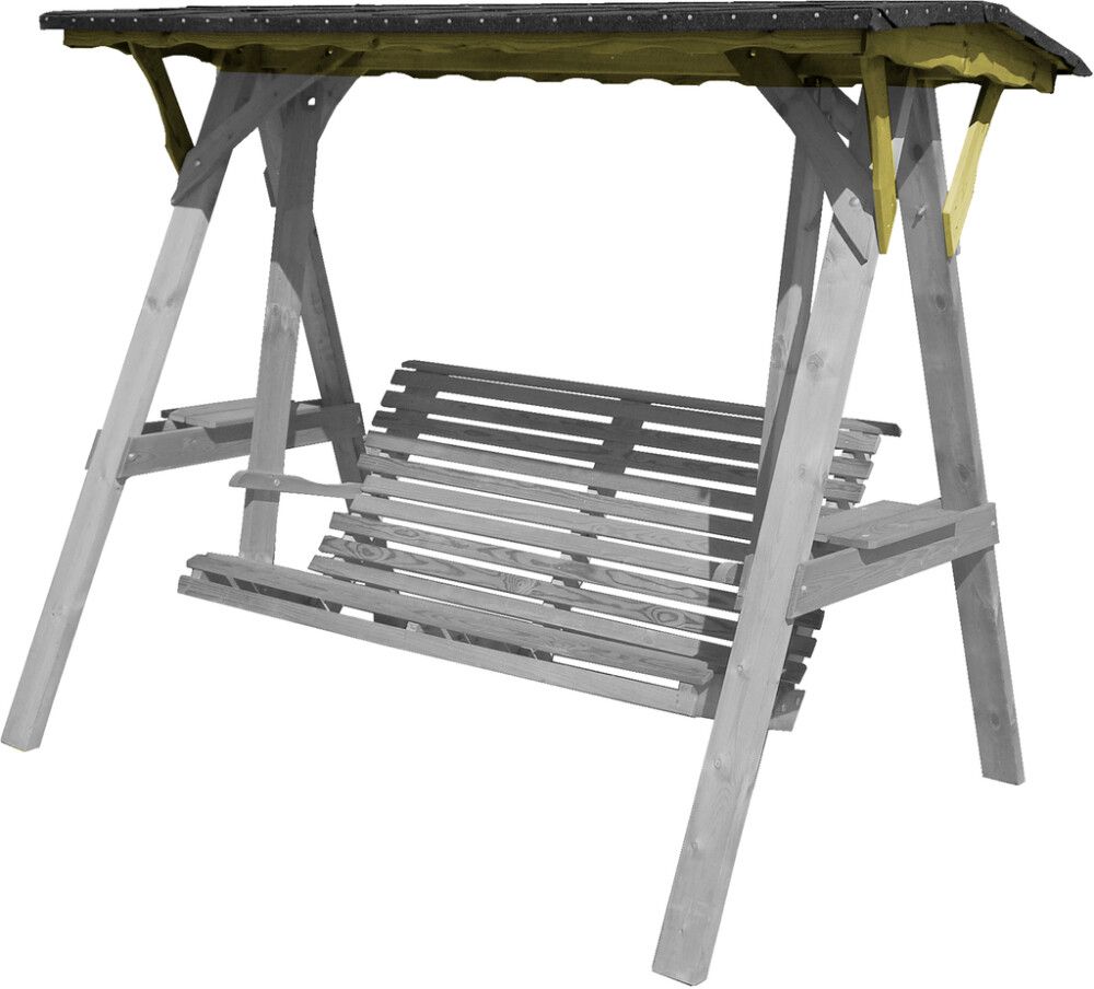 Keinun katto Salla 210 x 102 cm vihreä