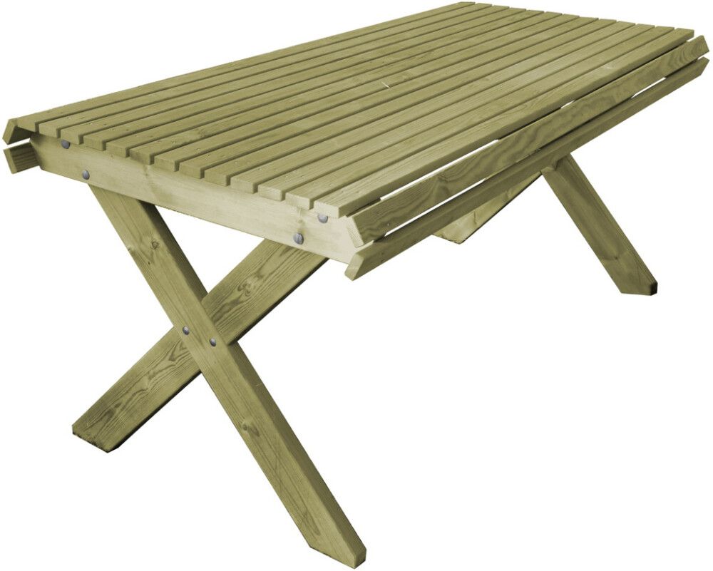 Pöytä Susanna 160 x 77 cm vihreä