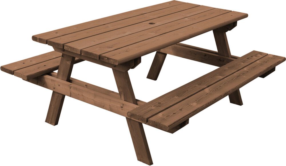 Pöytäryhmä Aleksi 180 x 150 cm ruskea