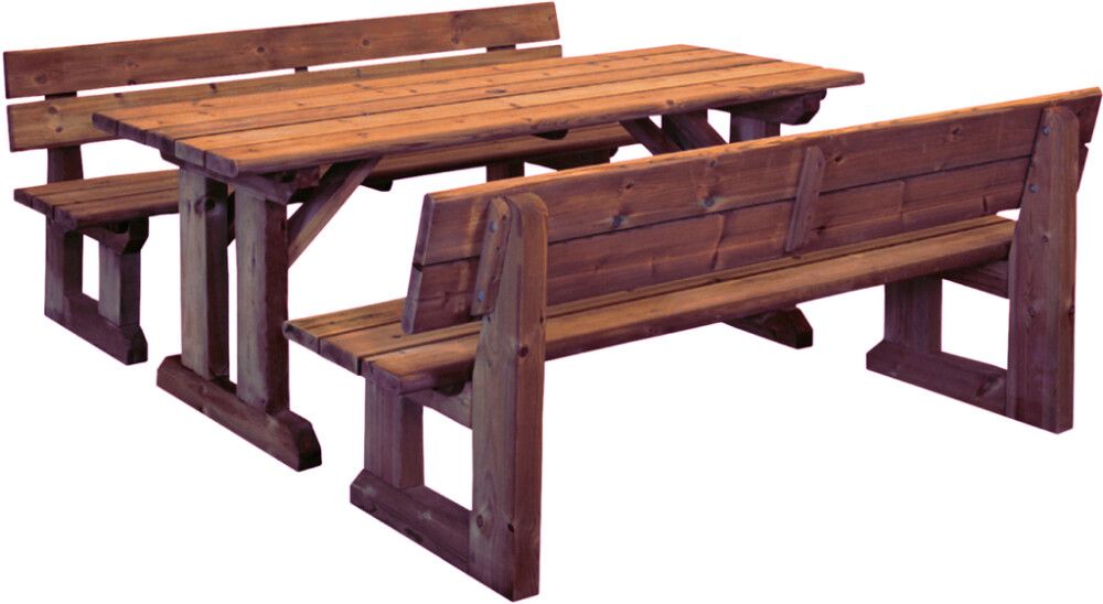 Pöytäryhmä Jämerä 150 x 79 cm ruskea