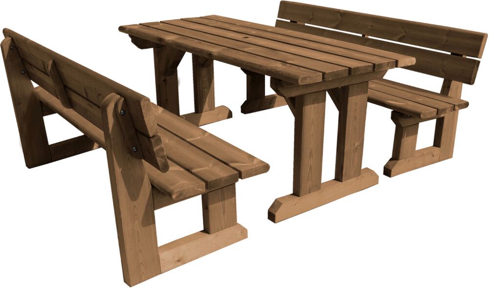 Pöytäryhmä Jämerä 180 x 79 cm ruskea