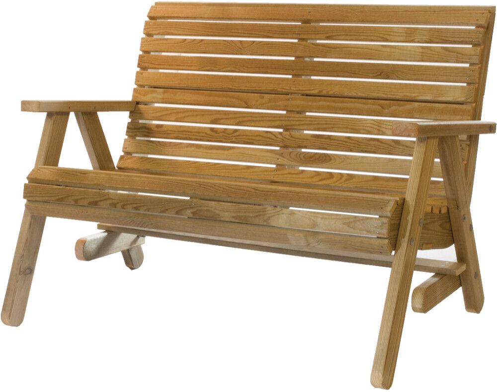 Sohva Elli 120 cm jatkojaloilla vihreä