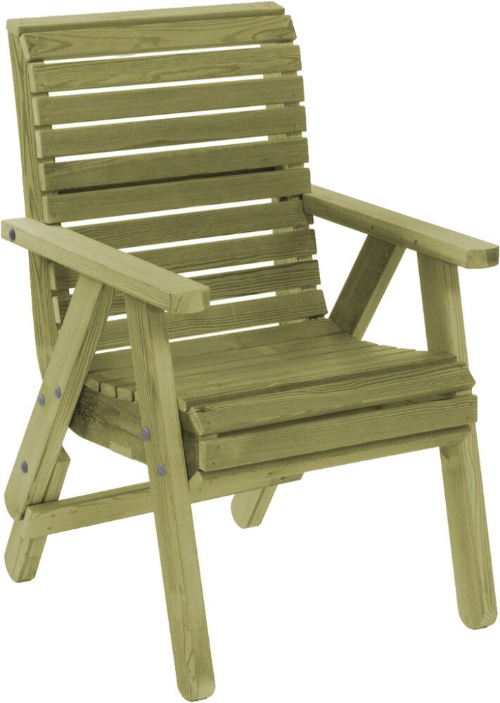 Tuoli Elli jatkojaloilla vihreä