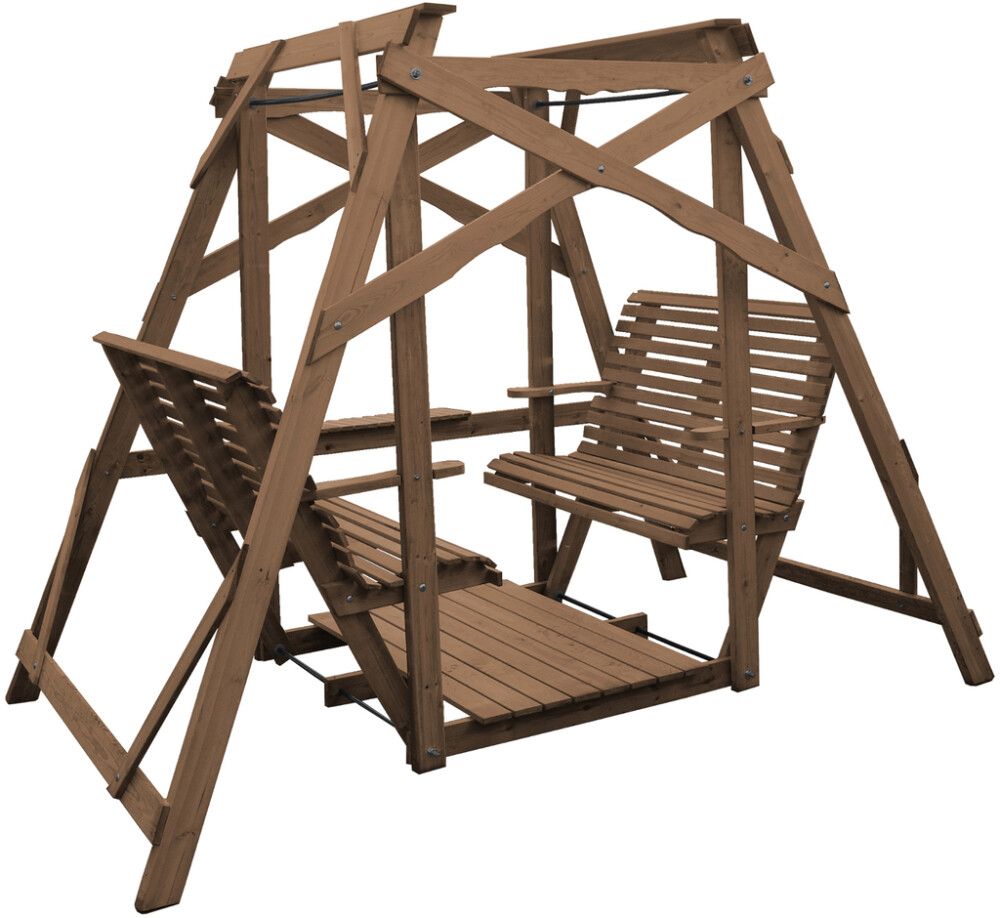 Keinu vastakkainistuttava 288 x 176 ruskea