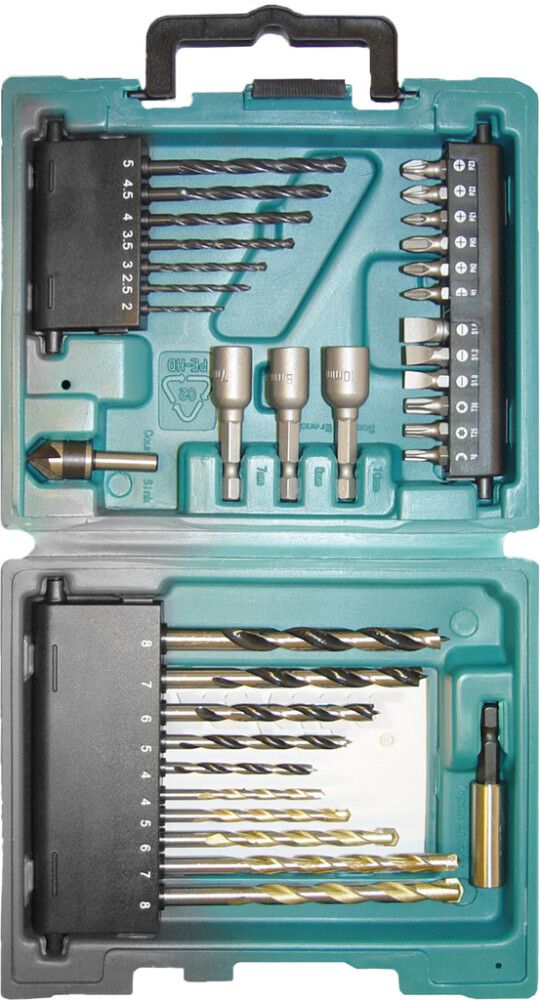 Poranterä- ja ruuvikärkisarja Makita 34-os.