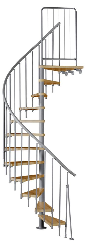 Kierreporras Atrium Novo Type 6 pyökki, eri värejä ja kokoja