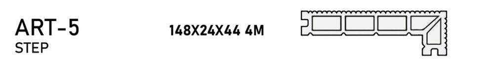 Komposiitti L-lista PolarDeck WPC Syvänne 24 x 44 x 184 x 4000 mm musta