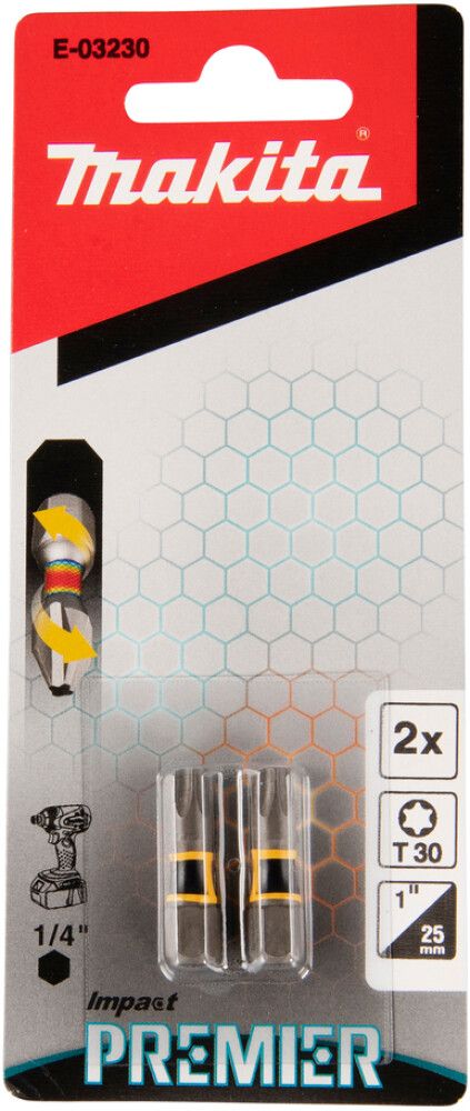 Ruuvauskärki Makita T30 25 mm 2 kpl