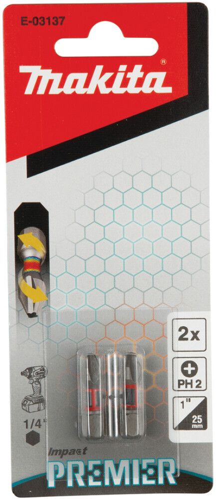 Ruuvauskärki Makita PH2 25 mm 2 kpl
