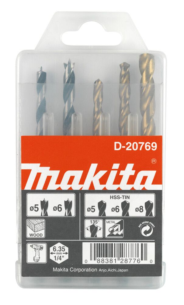 Poranteräsarja Makita D-20769