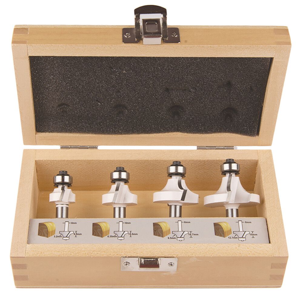 Jyrsinteräsarja Makita D-53534 4-os.