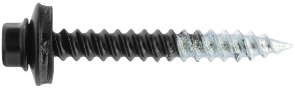 Saneerauskateruuvi Fix Master 6,3X50 musta RR33 10 kpl