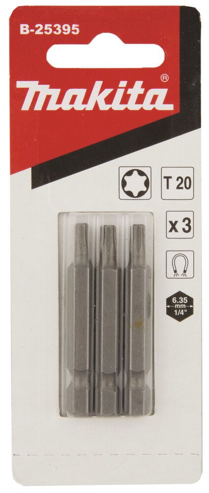Ruuvauskärki Makita T20 50 mm 3 kpl