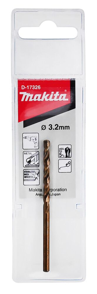 Metalliporanterä Makita HSS-Co 3,2 mm