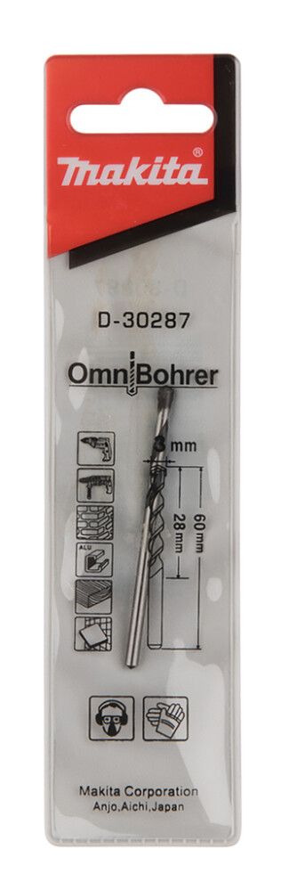 Monikäyttöporanterä Makita Omnibohrer 3 mm