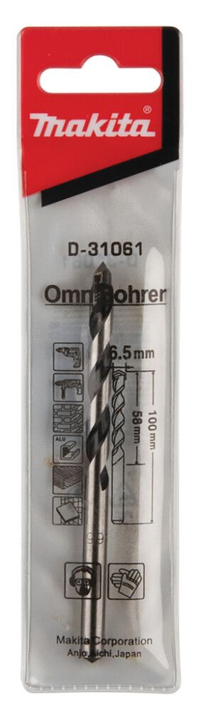Monikäyttöporanterä Makita Omnibohrer 6,5 mm